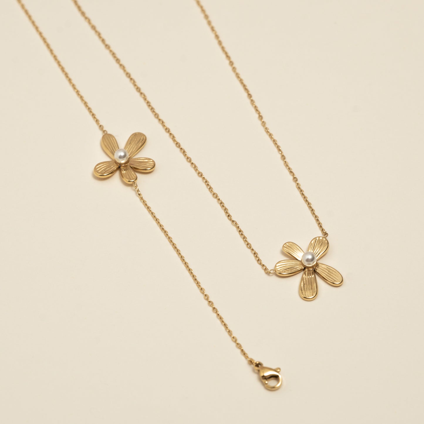 ensemble collier/bracelet -acier inoxydable-wterproof