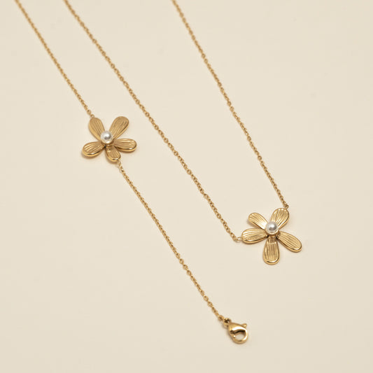 ensemble collier/bracelet -acier inoxydable-wterproof